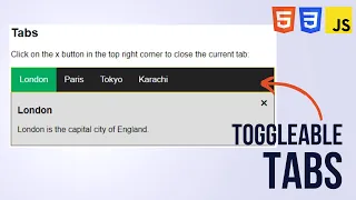 Create Tabs using CSS and JavaScript W3Schools HTML Tutorial to create Tabs CodeWithHarry