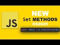 AWESOME New TypeScript Set Methods in ES2025 - Explained In Detail
