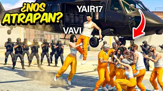 NOS FUGAMOS DE LA PRISIÓN CON UN HELICÓPTERO DE LA MARINA E INICIAMOS UNA PERSECUCIÓN - Gta Rp