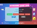 Dynamic Quiz App - CSS Styling Part 1 HTML CSS JavaScript