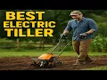 Best Garden Tiller for Hard Soil LawnMaster TE1318W1 Demo