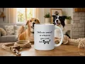 Dog Lover Mug Dedicate Yourself to Whatever Gets Your Tail Wagging