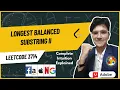 Longest Balanced Substring II LeetCode 3714 Weekly Contest 471