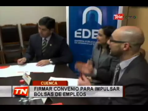 Firman convenio para impulsar bolsas de empleos
