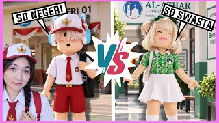 Sekolah SD Negeri VS SD Swasta ! Kalian Team Mana? (ROBLOX) @bangboygamingYT