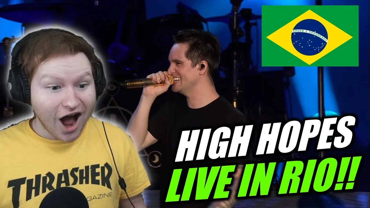 Panic! At The Disco - High Hopes Live In BRAZIL! (Rock In Rio 2019) REACTION!!