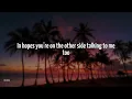 Bruno Mars - Talking To The Moon (lyrics)