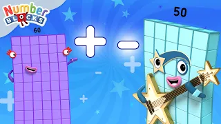 Addition and Subtraction Made Easy for Kids | Learn to Count for Kids Compilation | Numberblocks
