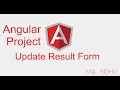 Angular project Update restaurant form
