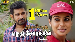 nenjorathil 4k video song pichaikkaran supriya joshi vijay antony sasi
