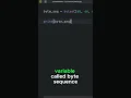 Python Bytes and Bytearray Built-in Function Explained in 60 Seconds Part 1
