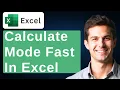 How To Calculate The Mode In Microsoft Excel 2026 Guide
