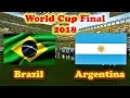 PES 2018 | Brazil vs Argentina | World Cup Final | Gameplay PC