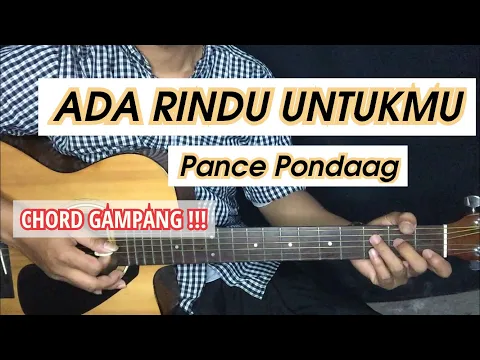 Download MP3 ADA RINDU UNTUKMU - Pance Pondaag (Tutorial Gitar) CHORD GAMPANG