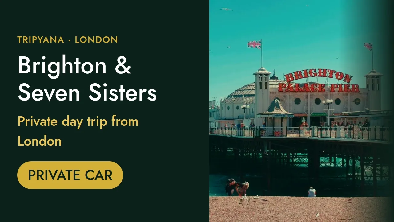 Seven Sisters Cliffs and Brighton Day Trip from London by Private Car