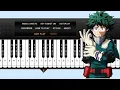 You Say Run - My Hero Academia EASY Virtual Piano Sheet