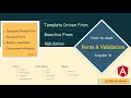 Validation with Template Driven Form in Angular 16