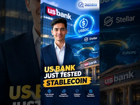 US Bank Just Tested Its Own Stablecoin  #USBank #Stablecoin #USBDC #Blockchain #Stellar #Fintech