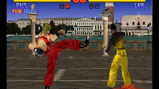 Tekken PSX Longplay Paul Playthrough  Tekken PSX Longplay Paul Playthrough