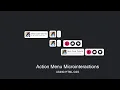 Action Menu Microinteractions using Html CSS JS