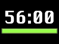 56 Minute Timer Progress Bar - 4K 60 FPS