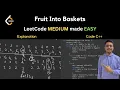 904 Fruit Into Baskets LeetCode Medium Sliding Window