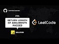 2703 Return Length of Arguments Passed - JavaScript solution LeetCode Series