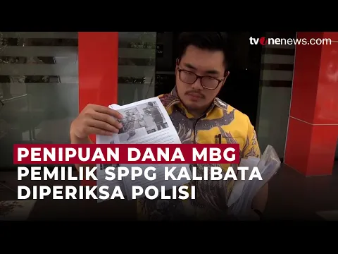 Polisi Periksa 2 Saksi Kasus Dugaan Penggelapan Dana MBG