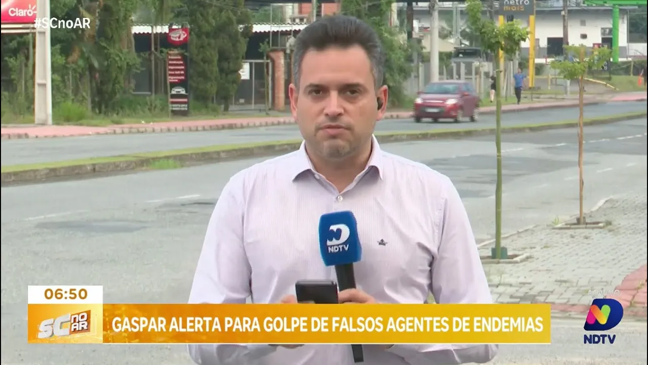 Falsos agentes de endemias podem estar passando golpes em meio à situação da dengue em Gaspar