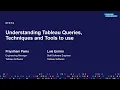 Understanding Tableau queries techniques and tools to use