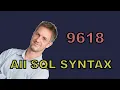 9618 - A Level