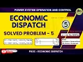 Economic Dispatch with Loss Solved Problem - 5 Power system operation and control Lambda PSOC