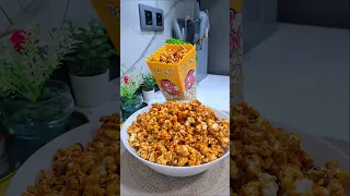 أسهل طريقة لعمل الفشار بالكراميل بوب كورن كراميل 