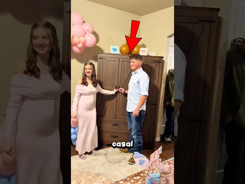Esse casal tentou fazer um chá revelação e se surpreendeu com o namorado !