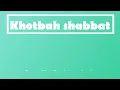 Download Lagu Khotbah Shabbat - \