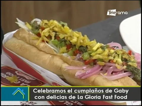 Celebramos el cumpleaños de Gaby con delicias de La Gloria Fast Food