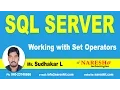 Working with Set Operators in SQL Server MSSQL Training Tutorial