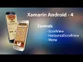Xamarin Android Tutorial - 4 Controls