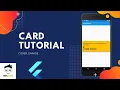 What is Card Widget in Flutter Flutter full tutorial for beginners