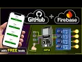 ESP32 IoT Home Automation Firebase Realtime Web Dashboard Manual Relay control