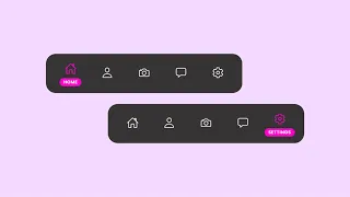 Navigation Tab Menu Using HTML CSS JavaScript