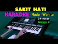 SAKIT HATI - Meggy Z | KARAOKE Nada Wanita