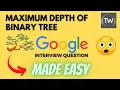 Maximum Depth of Binary Tree - Leetcode 104