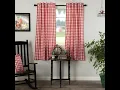 Annie Buffalo Red Check Curtains