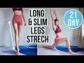 Download Lagu 15 MIN STRETCH FOR SLIM \u0026 LONG LEGS | 21-Day Lower Body Transform Program