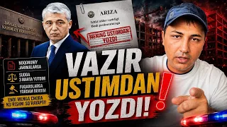 Vazir sudda uch marta yutqazdi. To'rtinchisida prokuraturaga yozdi.