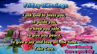 Friday Blessings