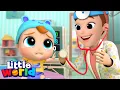 Download Lagu Wees dapper, kleine John | Doktersonderzoek | Kinderliedjes en kinderliedjes van Little World