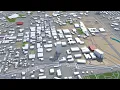 Winston Salem city North Carolina USA 3d model 50km