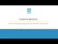 CodeHS Webinar AP CSA Exam Updates Resources - March 2020